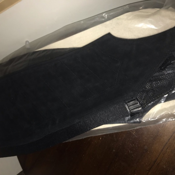 Ariat NWT Black Leather Large Half Chaps Vintage Style Quilted Suede Inner Leg - Picture 7 of 16